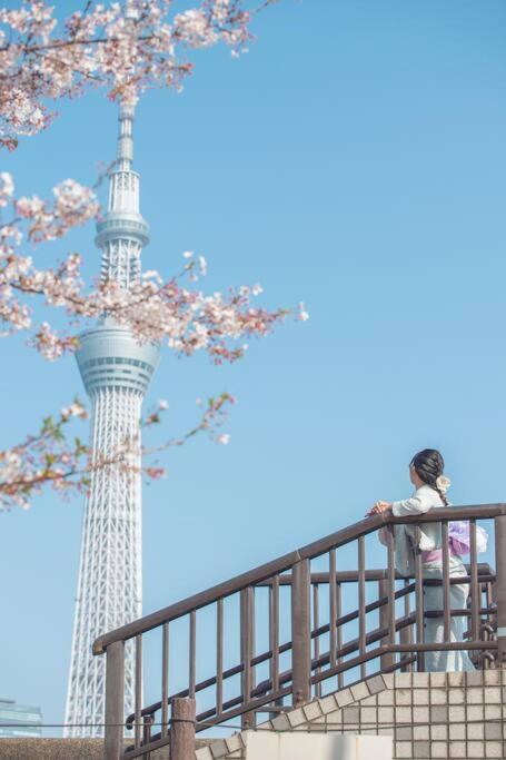 Апартаменты 503 Oshiage Sta 3Mins Walk! Wi-Fi & Elevator 4Pax Токио Экстерьер фото