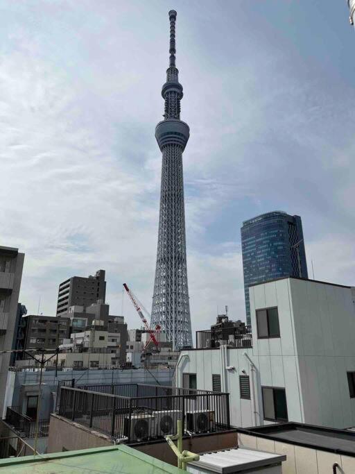 Апартаменты 503 Oshiage Sta 3Mins Walk! Wi-Fi & Elevator 4Pax Токио Экстерьер фото